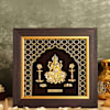 Divine Goddess Laxmi Golden Frame Online