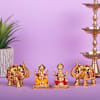 Divine Lakshmi Ganesha And Elephants Idol For Diwali Online