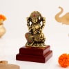 Gift Divine Oxidized Metal Lakshmi Ji Idol