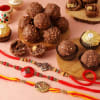Divine Rakhi Set Of 3 With Premium Chocolates Online