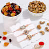 Divine Trio Rakhi And Treats Combo Online