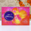 Buy Diwali Card With Cadbury Celebrations & Kaju Katli 500 Gms With 4 Diyas
