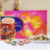 Diwali Card With Cadbury Celebrations & Kaju Katli 500 Gms With 4 Diyas Online