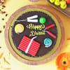Gift Diwali Crackers Chocolate Truffle Cake (1kg)