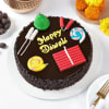 Gift Diwali Crackers Chocolate Truffle Cake (1kg)