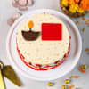 Shop Diwali Diya & Floral Semi-Fondant Cake
