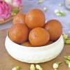 Gift Diwali Diya Set with Indian Sweets
