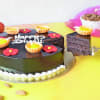 Shop Diwali Diyas Chocolate Truffle Cake (1.5kg)