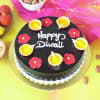 Diwali Diyas Chocolate Truffle Cake (1.5kg) Online