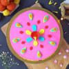 Buy Diwali Floral Diya Cake (Half kg)