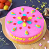Diwali Floral Diya Cake (Half kg) Online