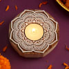 Gift Diwali Special Floral Tea Light Holder