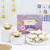 Diwali Sweet And Candle Diya Combo Online