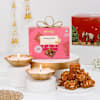 Diwali Sweet And Candle Diya Gift Combo Online