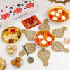Diwali Sweets And Decor Gift Hamper Online
