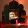 Buy Diwali With Family Personalized LED Lamp With Black Base