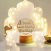 Diwali With Family Personalized LED Lamp With Wooden Base Online