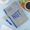 Do It Now Personalized Diary with Pen Online