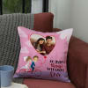 Do Small Things with Great Love Personalized Satin Cushion Online