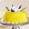 Gift Dome Shaped Pineapple Cake (Eggless) (Half Kg)