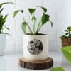 Buy Don't Leaf Me Personalized Ceramic Planter - Without Plant