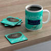 Don't stop running Personalized Birthday Mug Coasters combo Online