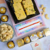 Dori Dhaaga with Soan Papdi with Nuts & Chocolates Online
