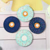 Buy Doughnuts Rakhis With Matching Coasters Set