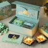 Dragees And Seed Mix With Diyas Personalized Diwali Hamper Online