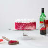 Gift Dramatic and Delicious Red Velvet Cake (Half Kg)