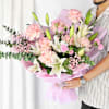 Buy Dreamy Pink And White Bouquet