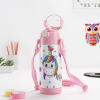 Gift Dreamy Unicorn - Bag And Bottle Combo - Personalized - Pink