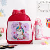 Dreamy Unicorn - Bag And Bottle Combo - Personalized - Pink Online
