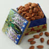 Buy Dry Fruits in Designer Box with Roli, Chawal Container