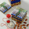 Dry Fruits in Designer Box with Roli, Chawal Container Online