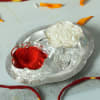 Gift Dry Fruits & Mishri in Potli with Roli & Chawal