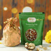 Buy Dry Fruits Potli with Roli Chawal Container & Moli