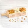 Gift Dry Fruits with Personalized Wooden Holder