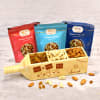 Dry Fruits with Personalized Wooden Holder for Diwali Online
