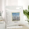 Dubai Skyline Personalized Cushion Online
