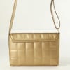 Shop Dull Gold Personalized Structured Sling Bag