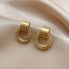 Shop Earrings - Coil Pattern - Gold - Juju Joy