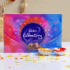 Earthen Diyas With Cadbury Celebrations Chocolate Box Online