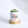 Echeveria Succulent And Personalized Planter Online