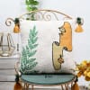Buy Eco-friendly Embroidered Cotton Cushion