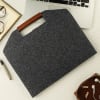 Gift Eco-Friendly Felt Laptop Bag - Dark Grey
