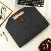 Eco-Friendly Felt Laptop Bag - Dark Grey Online
