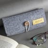 Eco-friendly Felt Personalized Spectacles Holder - Light Grey Online
