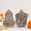 Eco-friendly Wooden Ganesha And Laxmi Ji Online