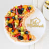 Gift Eid Mubarak Crescent Fruit Cake (1 Kg)